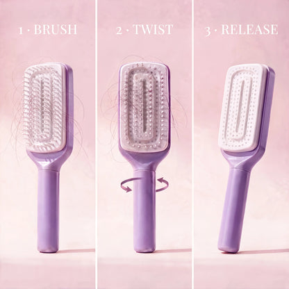 Self-Cleaning Detangling Hair Brush